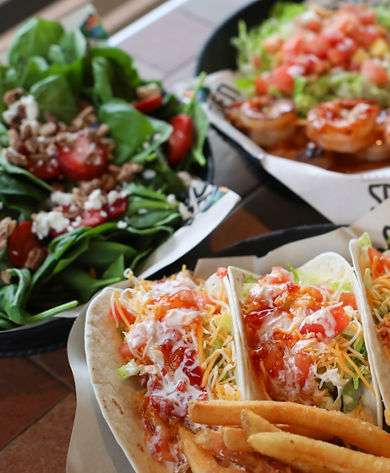 Food at Bavarian Lounge Seven Springs 2019