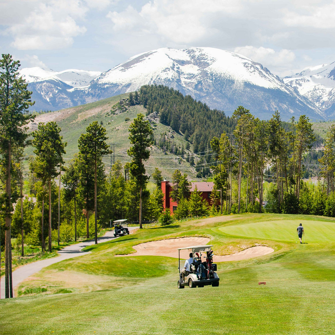 The back 9 on the River Course in Keystone, CO.