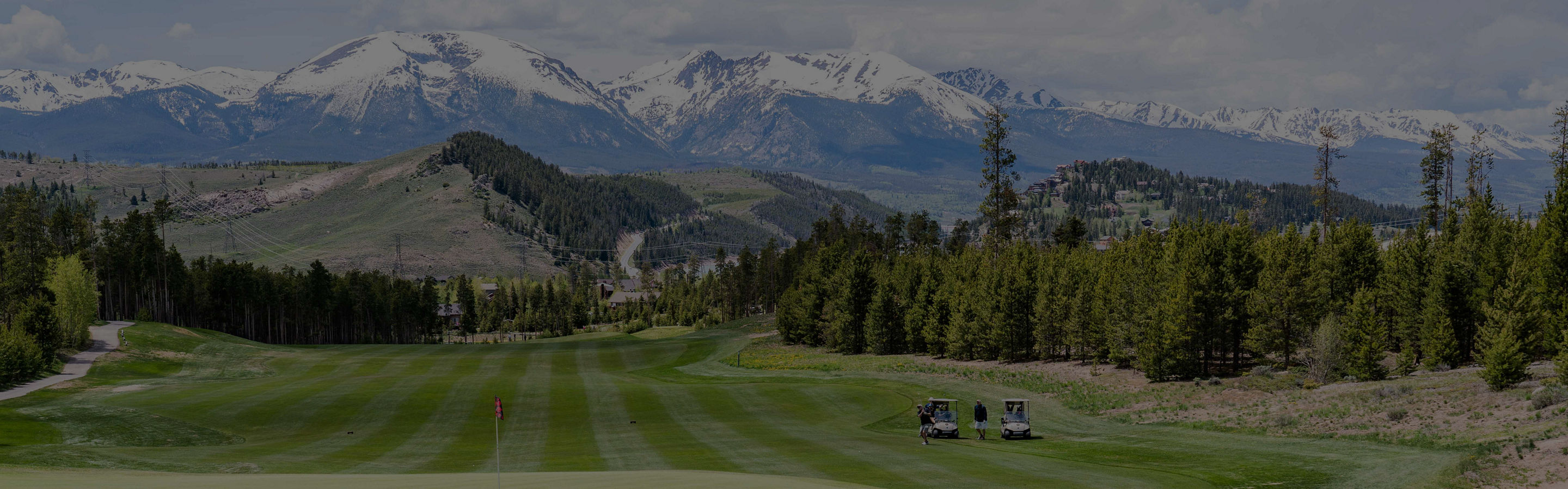 The back 9 on the River Course in Keystone, CO.