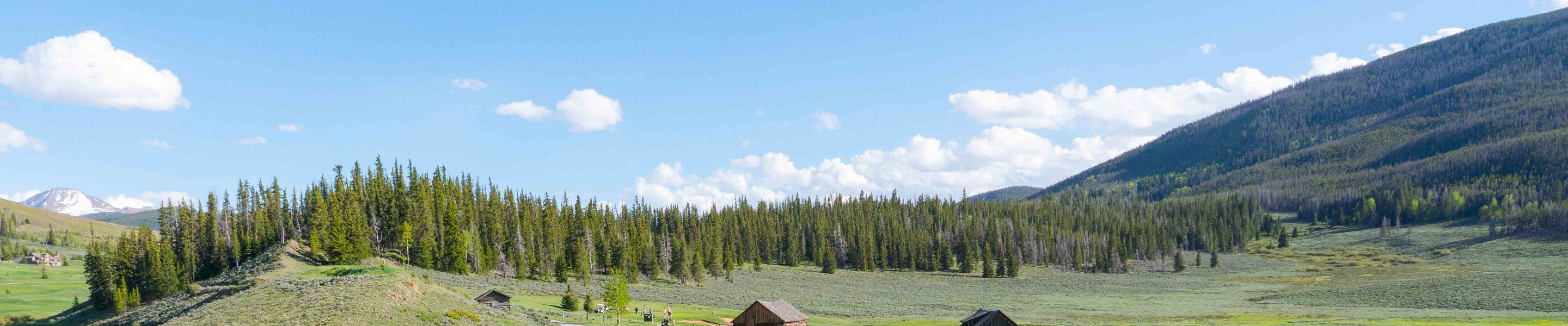 Golfing in the summer at the Ranch Golf Course on the front 9 in Keystone, CO. 