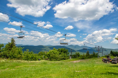 Chairlift in the Summer at Hunter Mountain