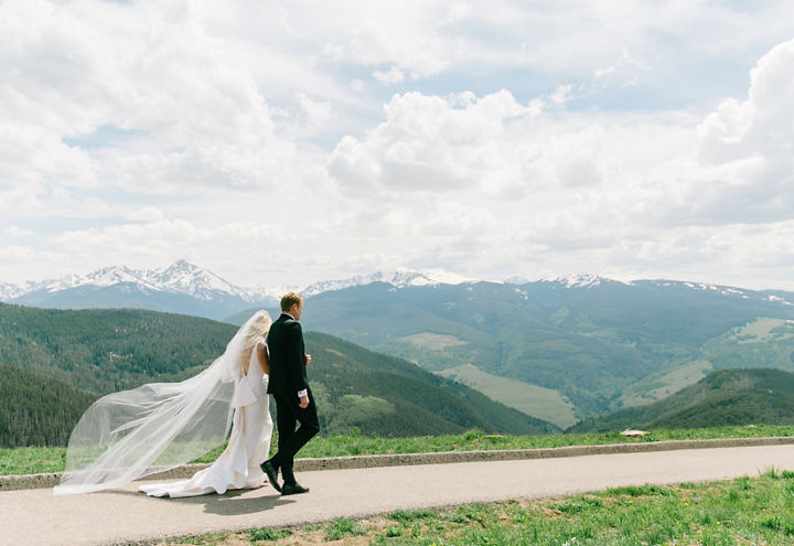 Summer Wedding Imagery at the Holy Cross Deck at Vail