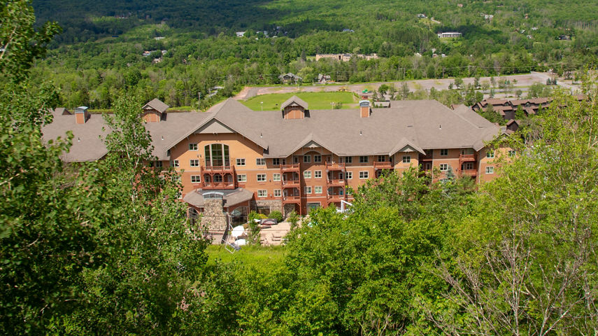 Scenic View of a Lodge at Hunter