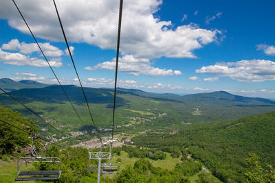 Scenic Landscape View from Chairlift at Hunter