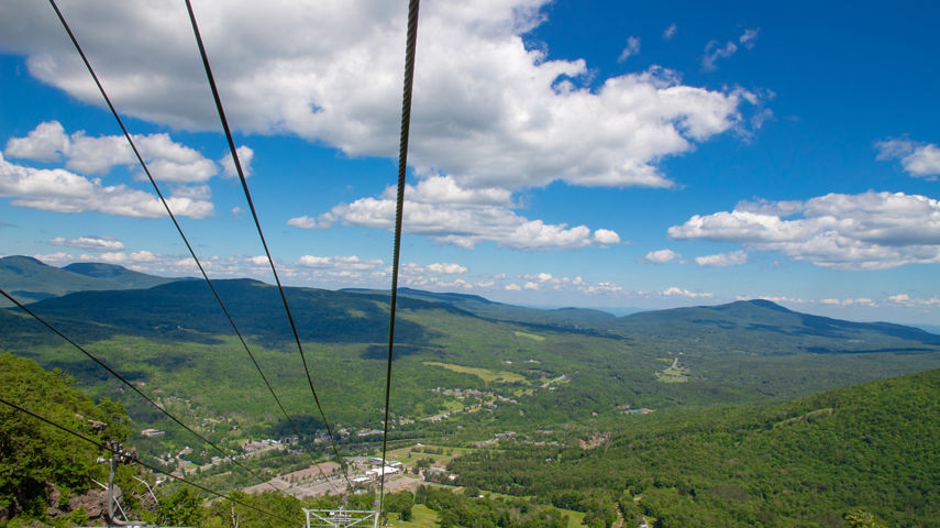 Scenic Landscape View from Chairlift at Hunter