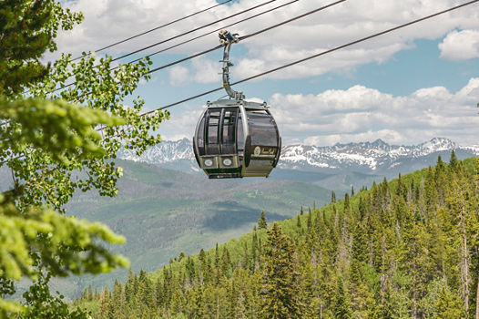 Summer Scenic Chairlift Ride on Centennial Express Lift at Beaver Creek
