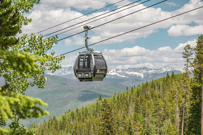 Summer Scenic Chairlift Ride on Centennial Express Lift at Beaver Creek