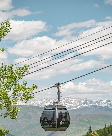 Summer Scenic Chairlift Ride on Centennial Express Lift at Beaver Creek