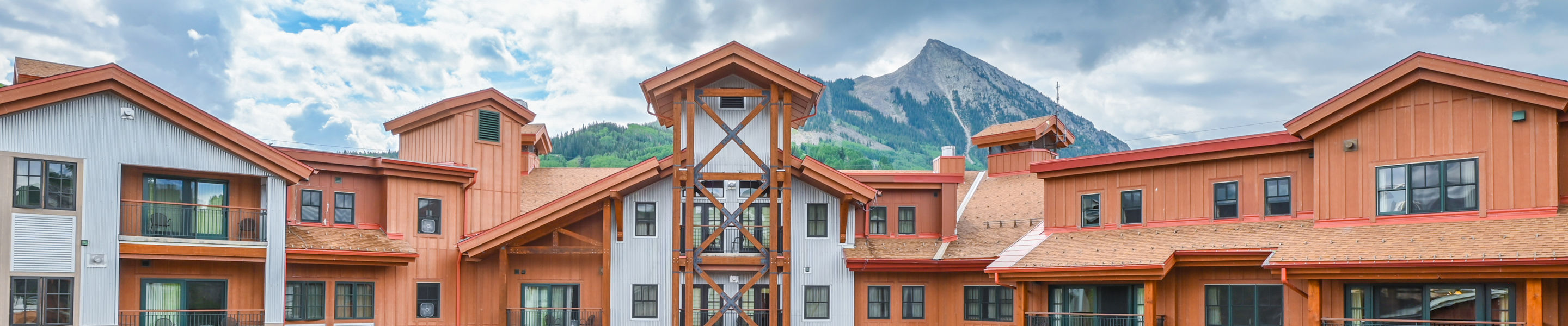 Exterior of Lodge at Mountaineer Square at the Crested Butte Mountain Resort