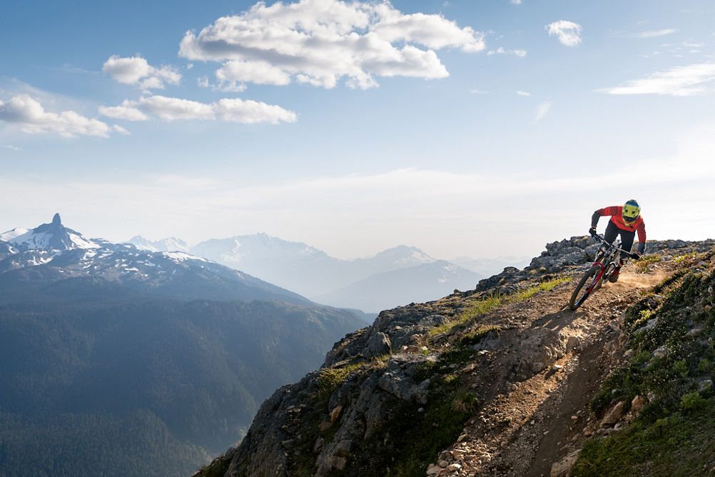 Mountain Biking on Top of the World with Black Tusk