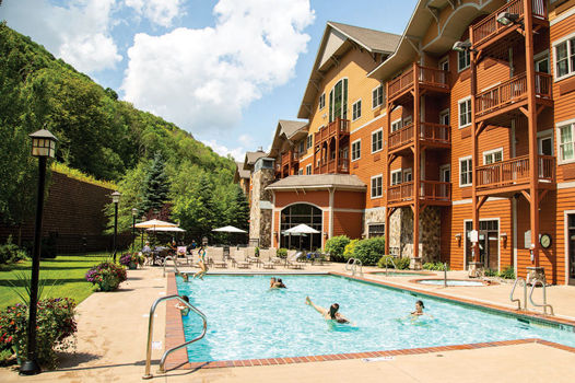 Poolside at Kaatskill Mountain Club at Hunter Mountain