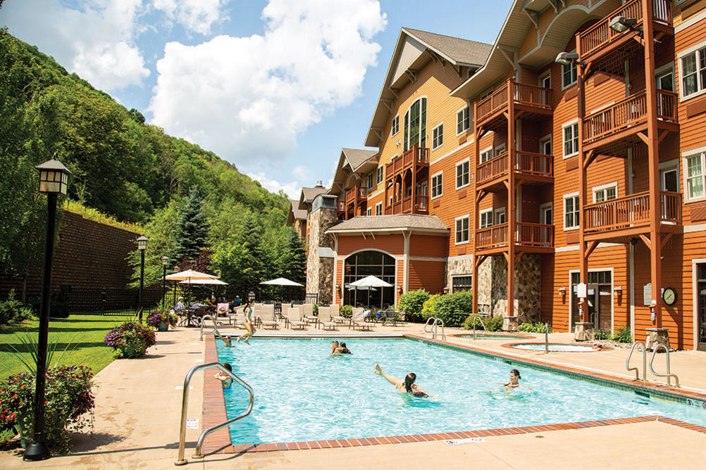 Poolside at Kaatskill Mountain Club at Hunter Mountain