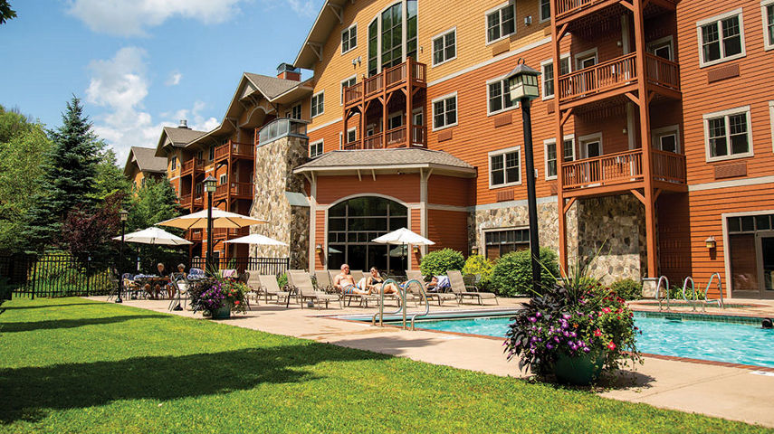 Poolside at Kaatskill Mountain Club at Hunter Mountain