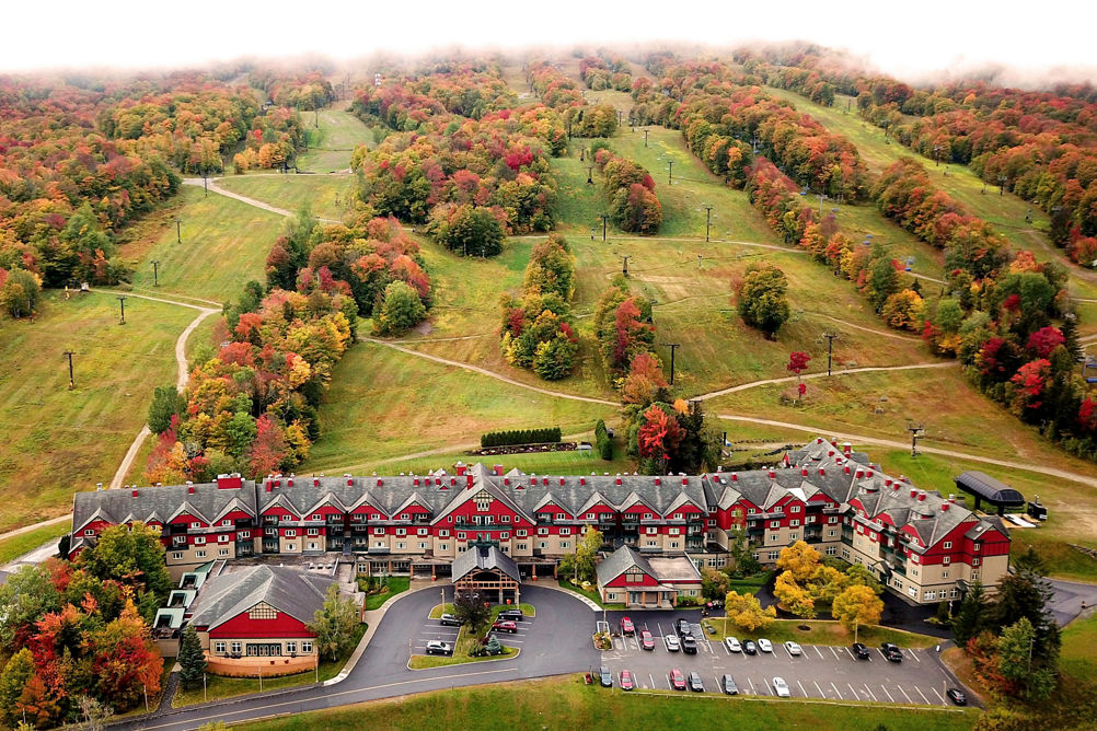 Aerial View of Grand Summit Resort Hotel at Mount Snow
