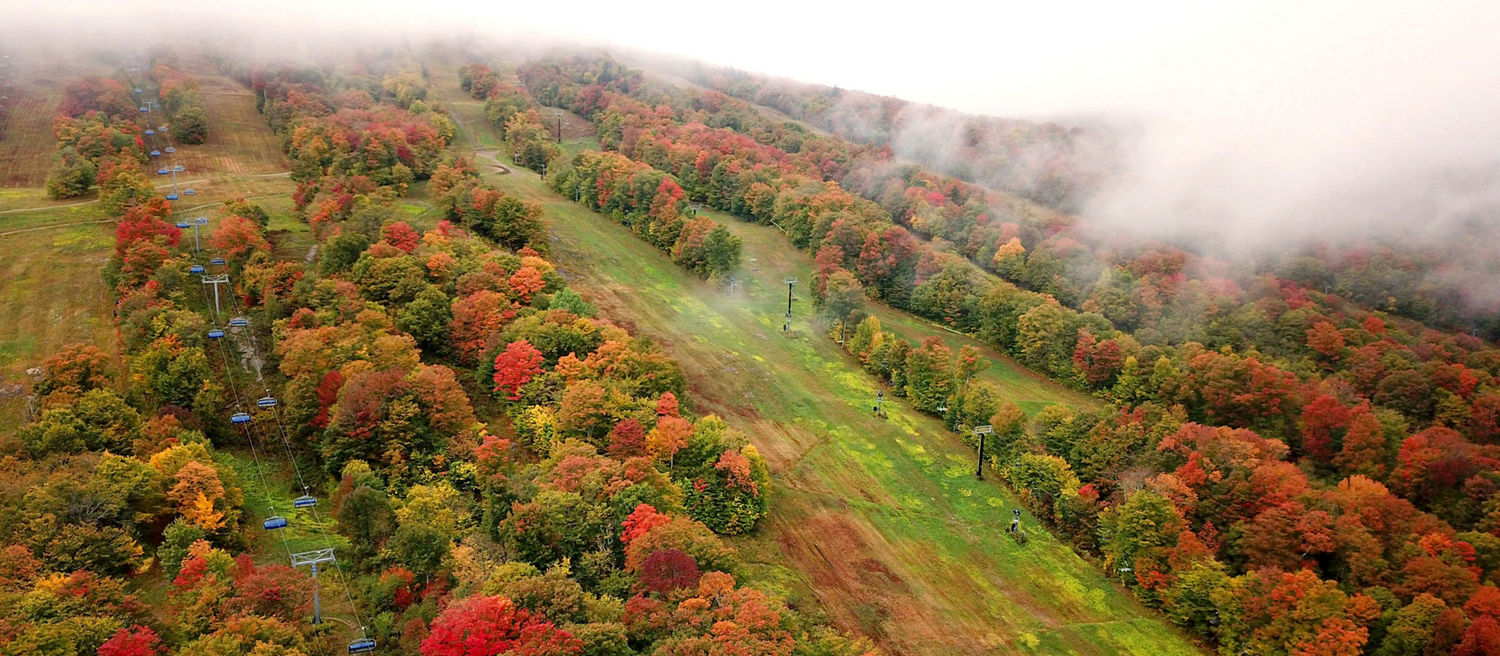 Autumn Leaves at Mount Snow