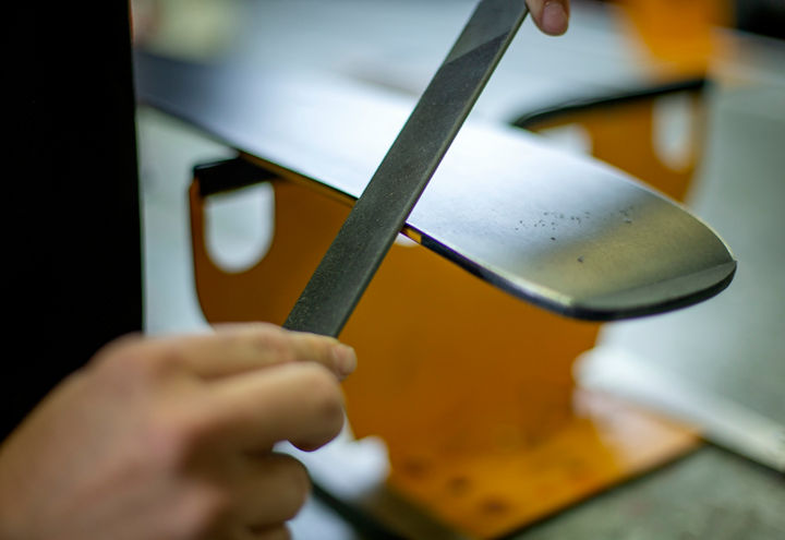 Ski edge tune at Epic Mountain Gear