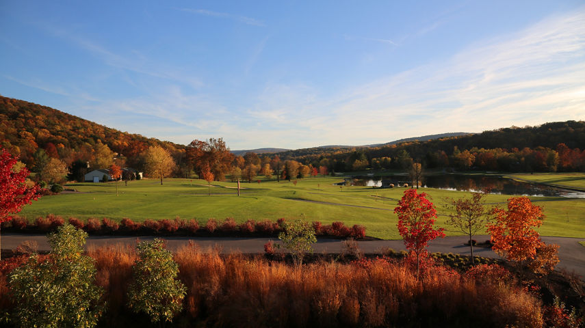 Golf Course in Fall at Liberty Mountain