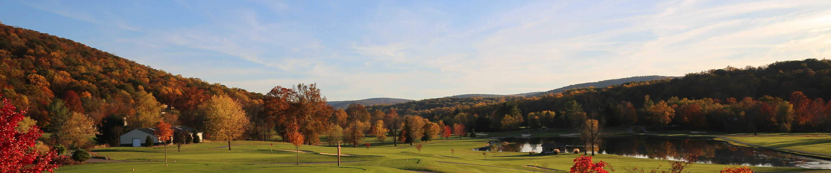 Golf Course in Fall at Liberty Mountain