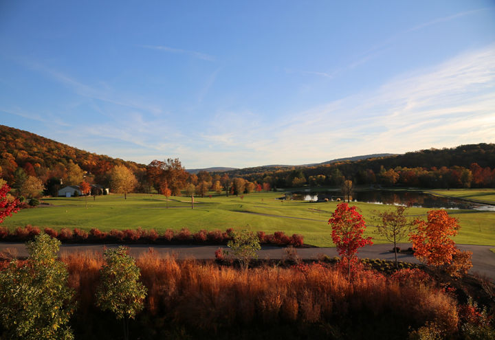 Golf Course in Fall at Liberty Mountain