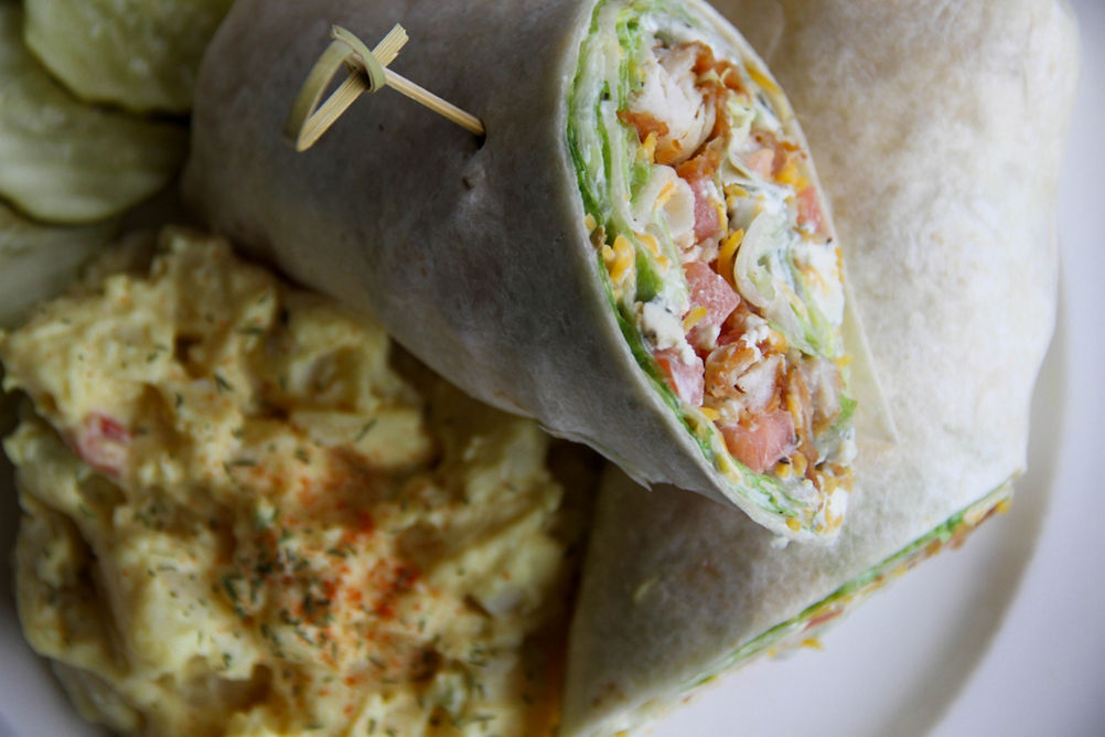 A Lunch Wrap option at Mt. Brighton