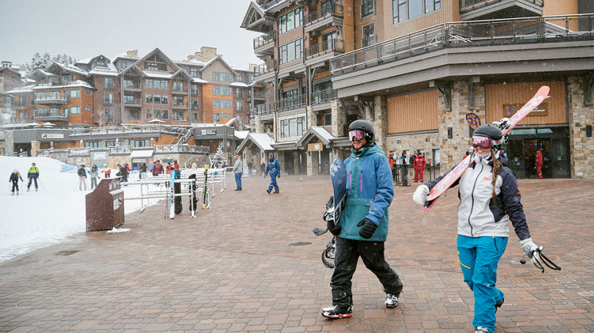 Beyond Peak 8 Base at Breckenridge, CO.