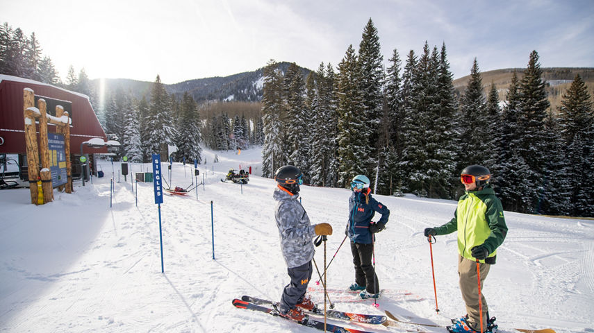 Powder Day at Grouse Mountain Opening in Beaver Creek, CO