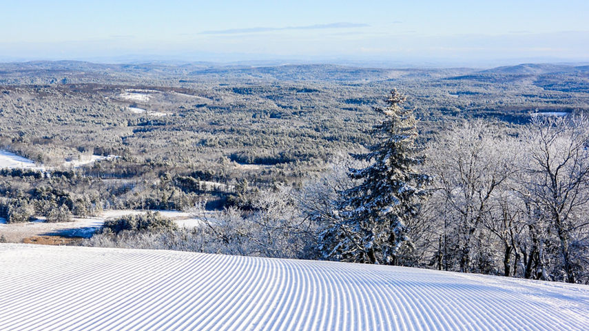 Fresh Corduroy at Crotched Mountain