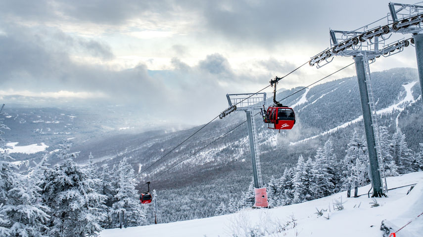 Gondola Running at Stowe Mountain Resort