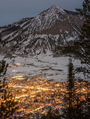 Christmas Eve Night in Crested Butte