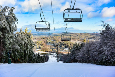 Chairlift at Crotched Mountain
