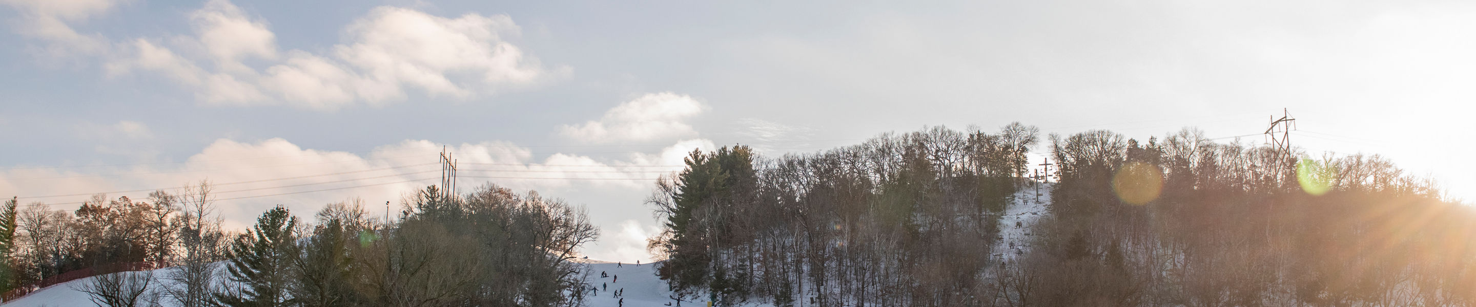 Sunny Blue Bird Day Chairlift 6 at Afton Alps