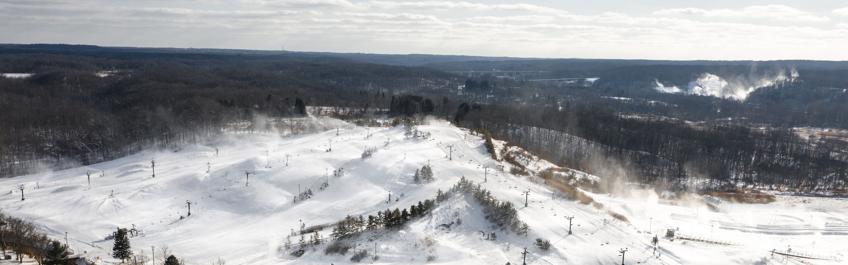 Aerial View of Boston Mills Ski Area