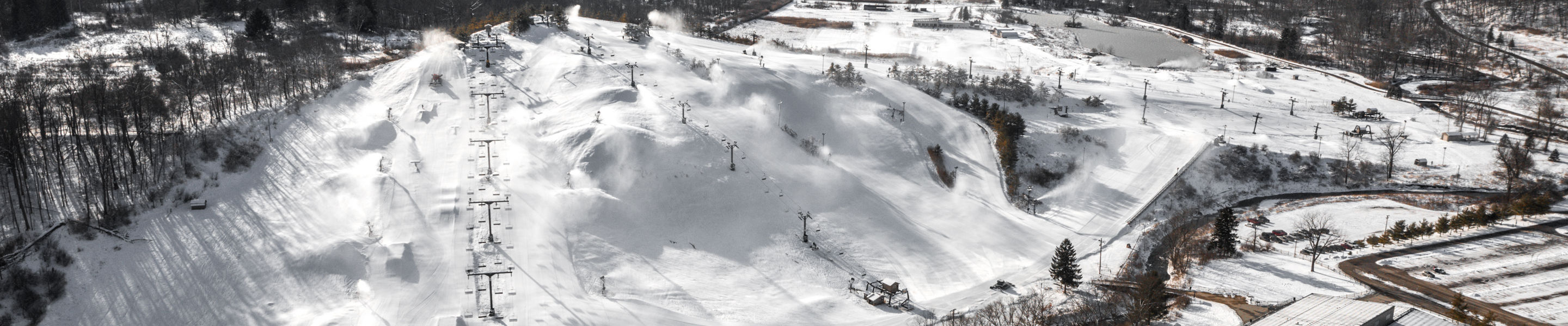 Aerial View of Boston Mills Ski Area