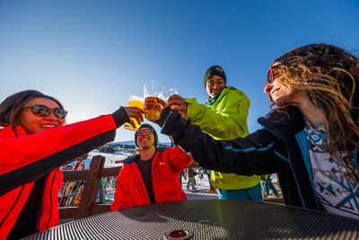 Outside Apres Ski at T-Bar at Breck 