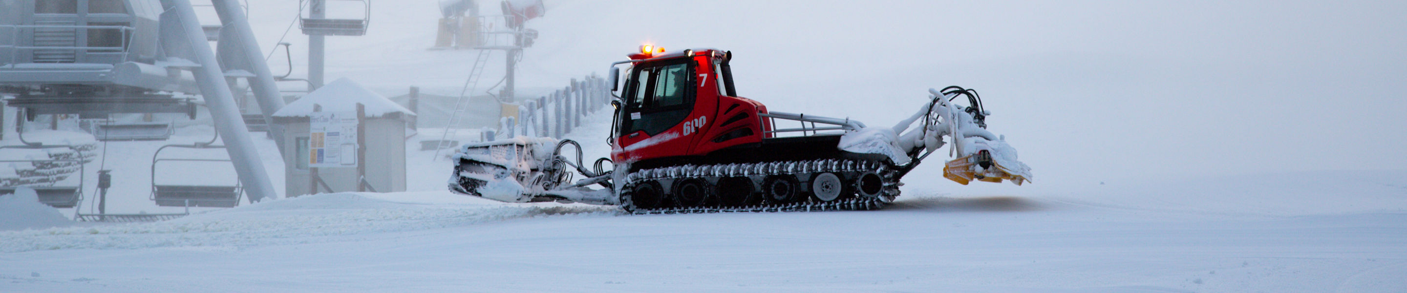 Snowcat Grooming Run at Liberty Mountain