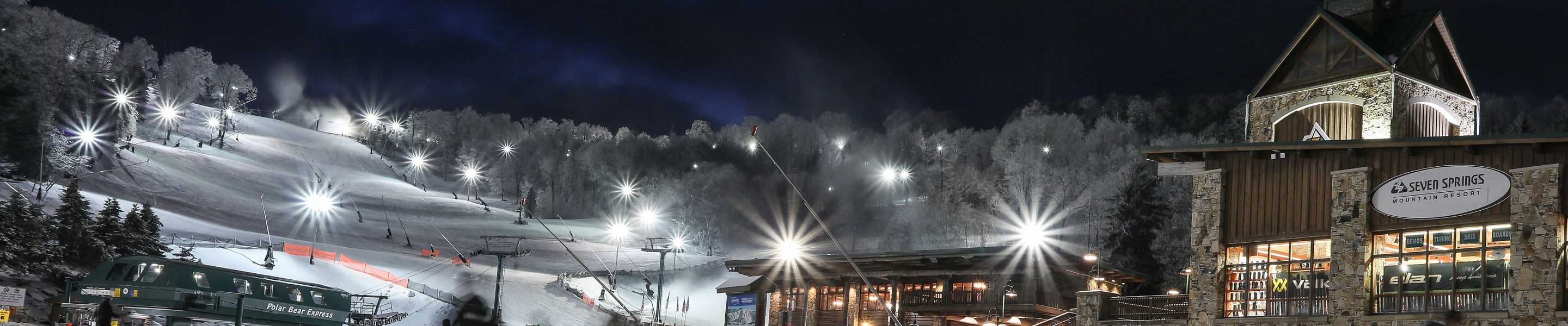 Skiing and Riding at Seven Springs Resort