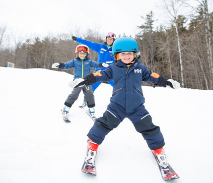 child ski lesson
