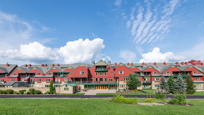 Exterior of the Mount Snow Grand Summit Resort at Mount Snow Resort in Vermont