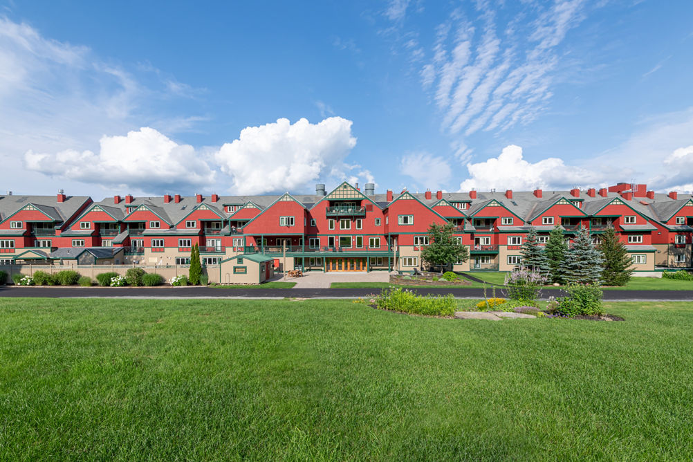 Exterior of the Mount Snow Grand Summit Resort at Mount Snow Resort in Vermont