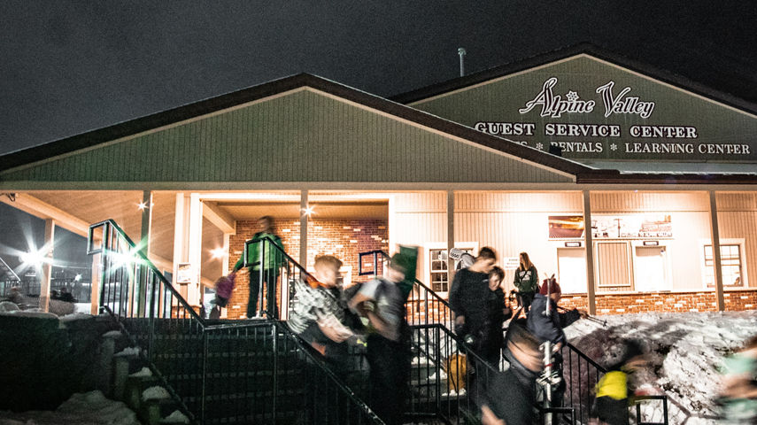 Guest Services and Rental Center at Alpine Valley