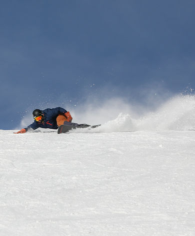 Male Alpine Snowboarder 