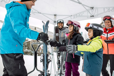 Kids Get Their Skis from Ski Valet in Beaver Creek, CO
