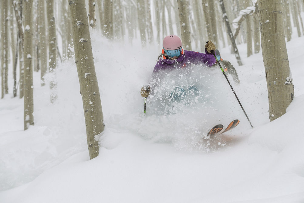 Powder Aspen Glades in Three Tree Gully at Beaver Creek