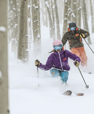 Powder Aspen Glades in Three Tree Gully at Beaver Creek