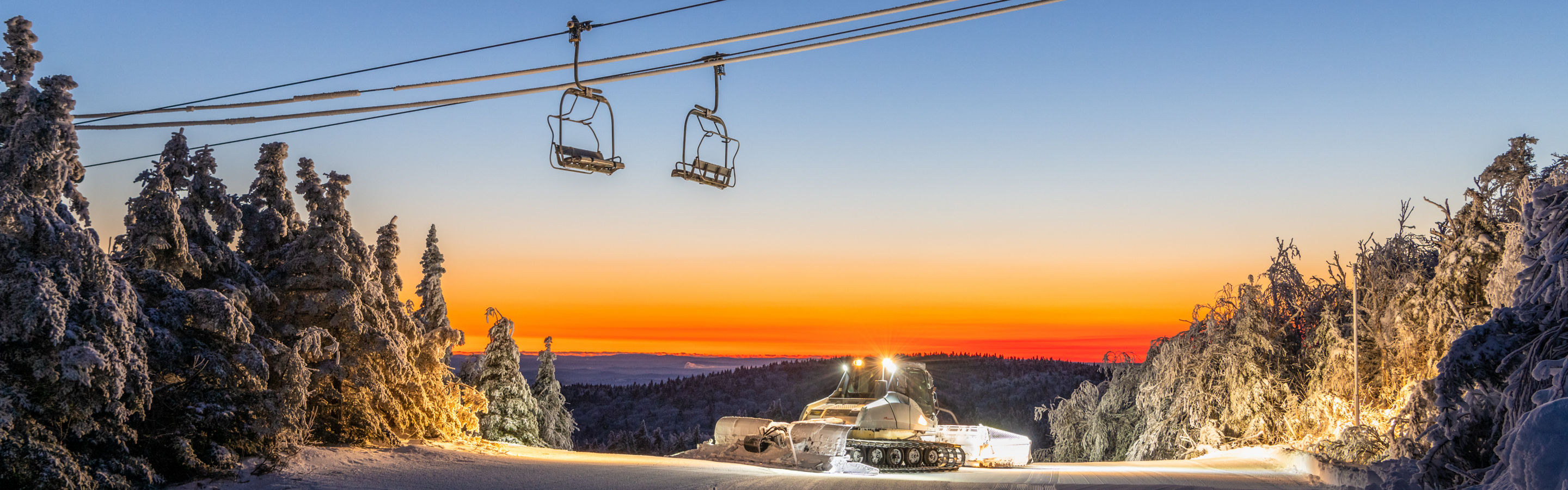 Upper Wingding at Sunrise at Mount Sunapee