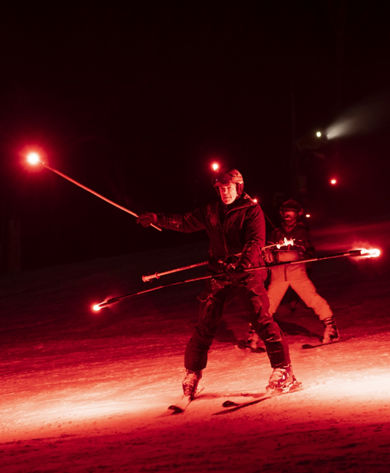 Torchlight Parade on Snowpark