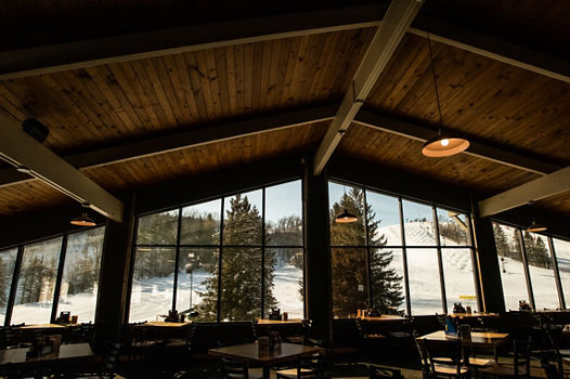 Inside Window View from Paul Pub at Afton Alps