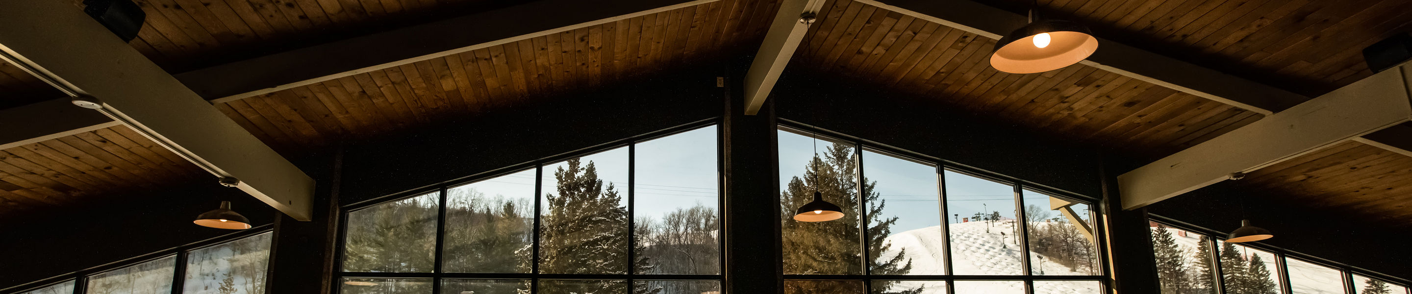 Inside Window View from Paul Pub at Afton Alps