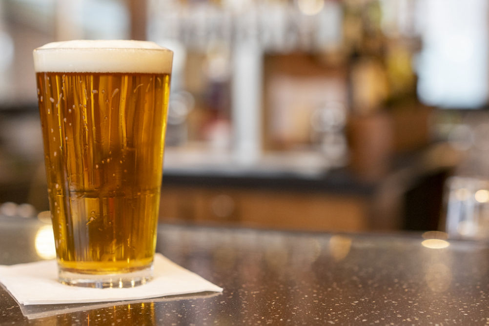 Beer at the Solstice Bar