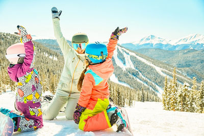 Snowboard lesson smiling at Keystone Resort